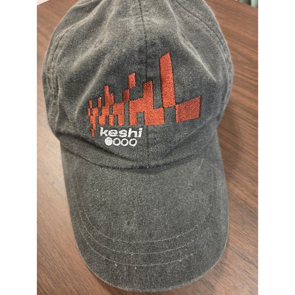Keshi Hell & Back Tour Exclusive VIP Merch Gray Relaxed-Fit Strapback Hat Cap